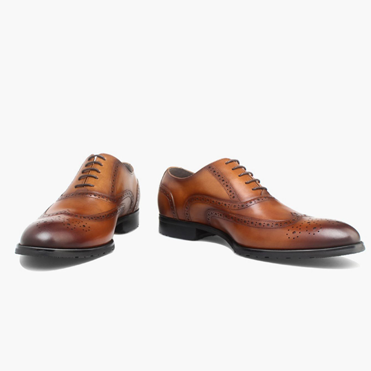 Brogues Carved British Style Oxfords